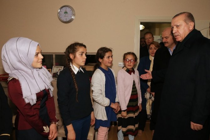 Cumhurbaşkanı Erdoğan, şehit Eren Bülbül’ün ailesini ziyaret etti