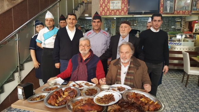 Malatya’nın lezzetleri Mehmet Yaşin ile Teoman Hünal’ı etkiledi