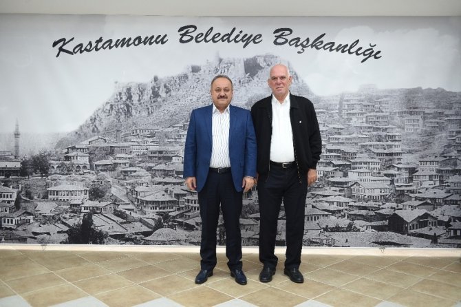 Hentbol Federasyon Başkanı Bilal Eyüboğlu, Başkan Babaş’ı ziyaret etti