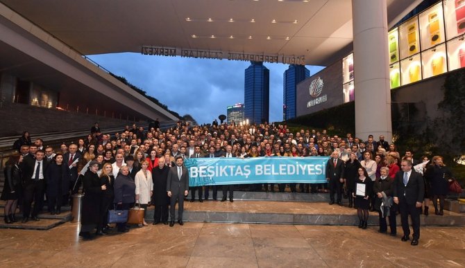Türkiye Mükemmellik Ödüllerinde Beşiktaş Belediyesi’ne ödül