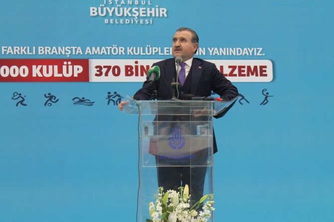 Bakan Osman Aşkın Bak: “Bakanlık olarak Türkiye’deki 13 bin amatör spor kulübüne 35 milyon TL destek veriyoruz”