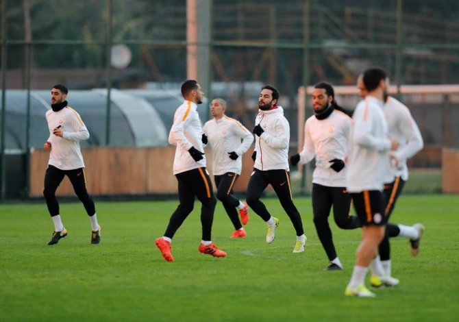 Galatasaray, Aytemiz Alanyaspor maçı hazırlıklarını sürdürdü