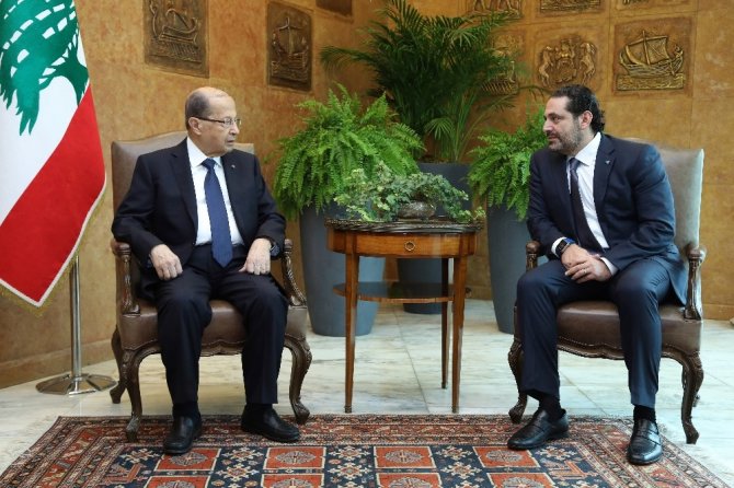 Hariri: "Cumhurbaşkanı Aoun stratejik bir müttefiktir"