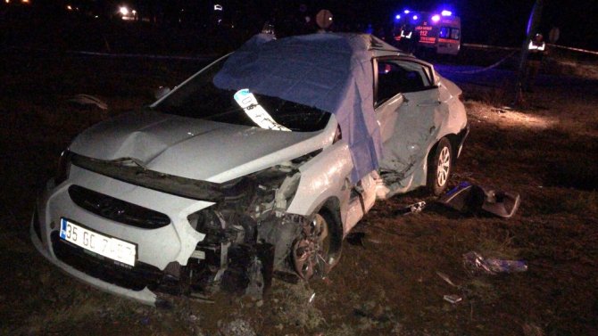 Alaşehir’de trafik kazası: 1 ölü, 2 yaralı