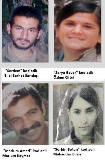 İşte öldürülen o 4 terörist