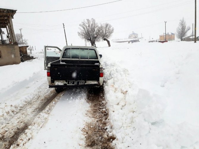 Tunceli’de 71 köy yolu ulaşıma kapandı
