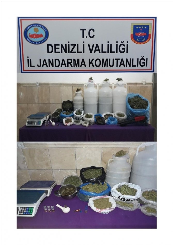 Denizli’deki uyuşturucu operasyonuna: 3 tutuklama