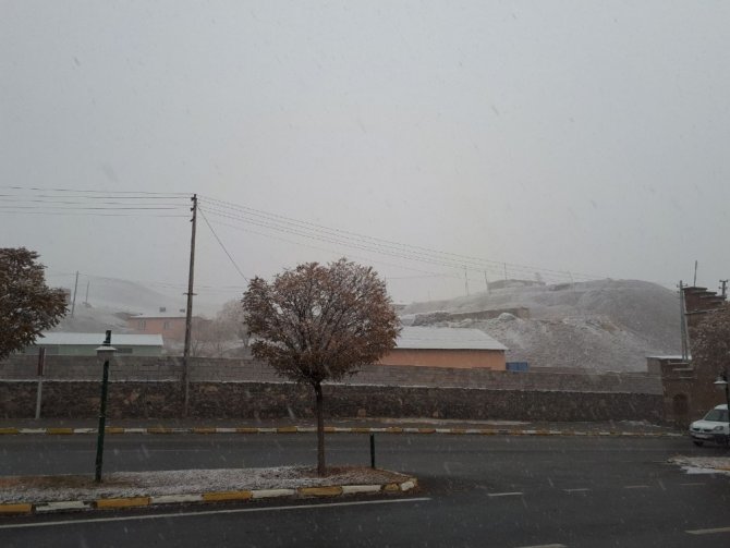 Tuzluca’da mevsimin ilk karı yağdı