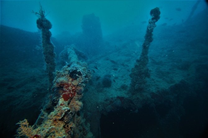 İskenderun Körfezi’nde savaş gemisi batıkları bulundu