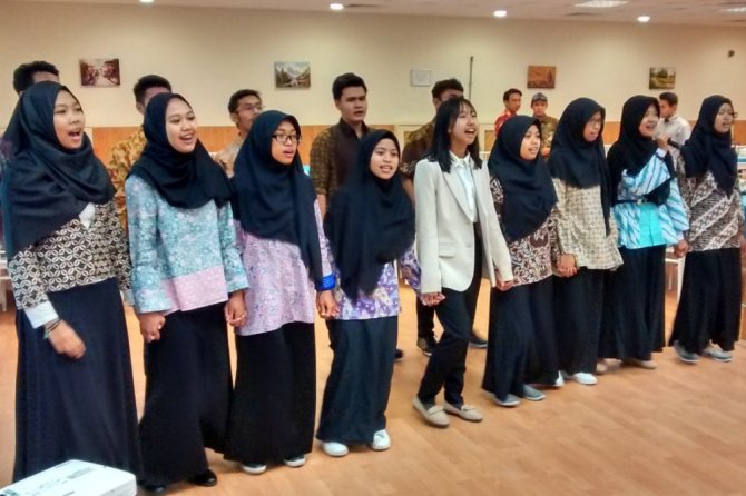 Endonezyalı öğrencilerle tanışma toplantısı