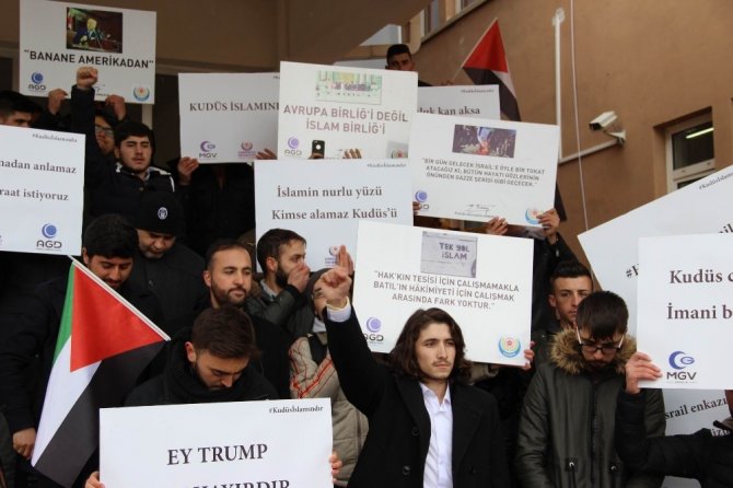 Sivas, Tokat ve Yozgat’ta ’Kudüs’ protestosu