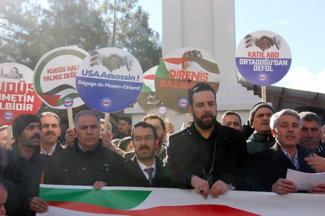 Bingöl’de "Kudüs" protestosu