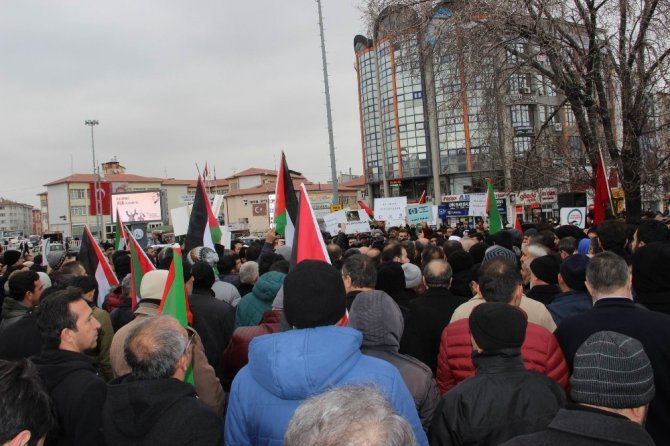 Sivas, Tokat ve Yozgat’ta ABD’nin Kudüs kararı protesto edildi
