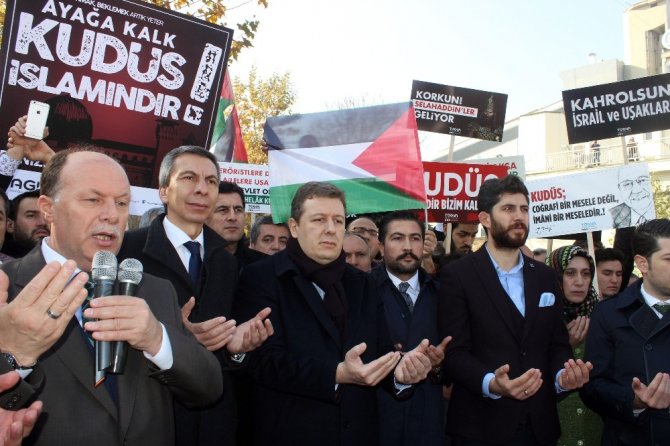 Denizli’de Trump’ın ‘Kudüs kararı’ protesto edildi