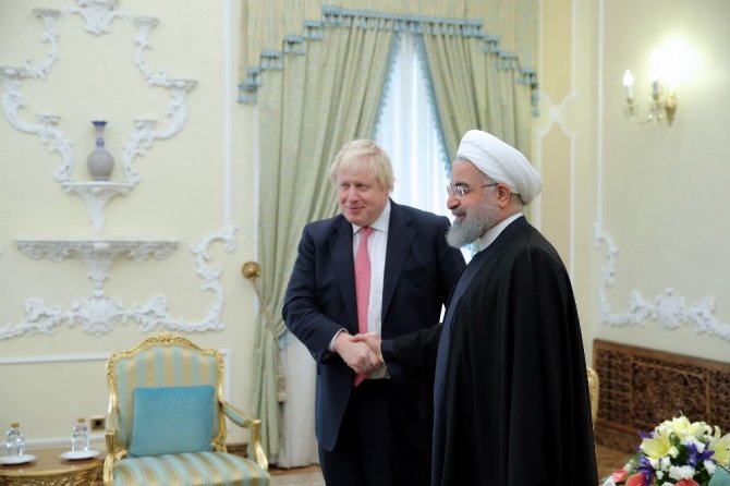 İngiltere Dışişleri Bakanı Boris Johnson, Hasan Ruhani ile görüştü