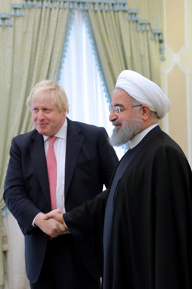 İngiltere Dışişleri Bakanı Boris Johnson, Hasan Ruhani ile görüştü