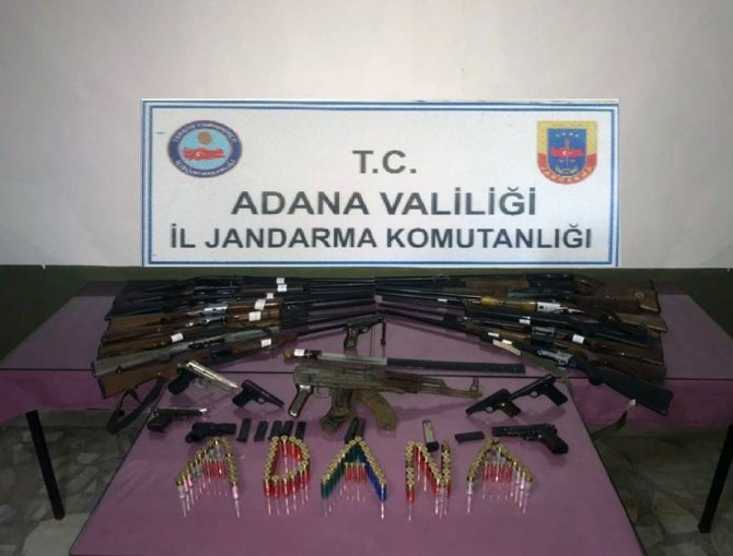 Adana merkezli silah operasyonu