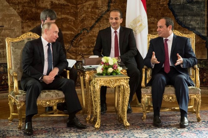 Rusya Devlet Başkanı Putin, Mısır’da