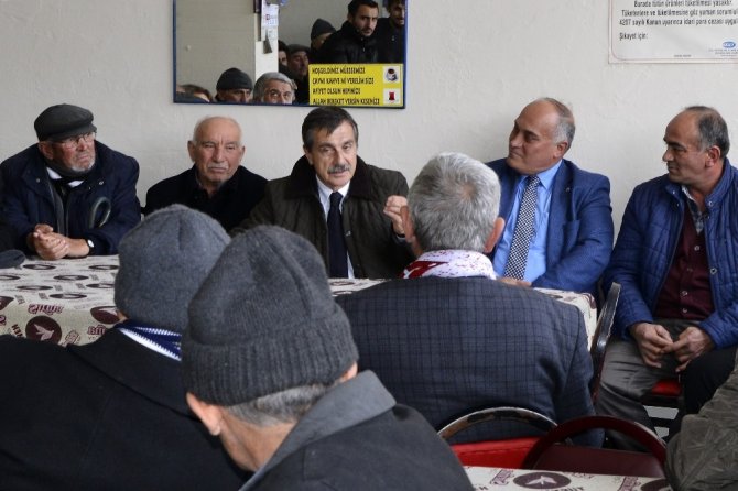 Tepebaşı Belediye Başkanı Dt. Ahmet Ataç, Han’da
