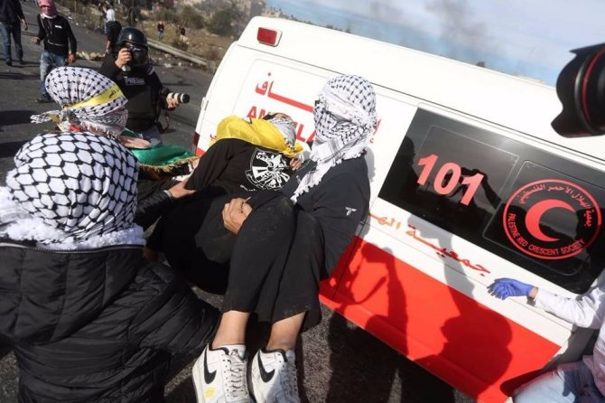 İsrail’in göstericilere müdahalesinde dün 163 Filistinli yaralandı