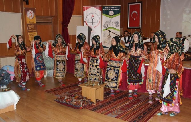 Halk edebiyatını uygulamalı öğrendiler