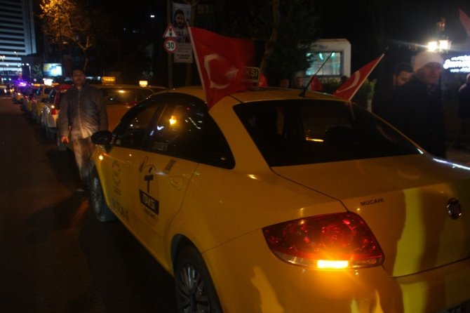 Taksiciler: “Amerikan menşeli ve İsrail menşeli bütün ürünleri boykot kararı aldık”