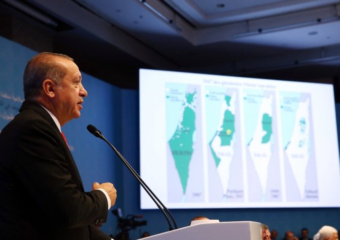 Cumhurbaşkanı Erdoğan: “İslam Dünyası olarak başkenti Kudüs bağımsız Filistin devletinden asla vazgeçmeyeceğiz”