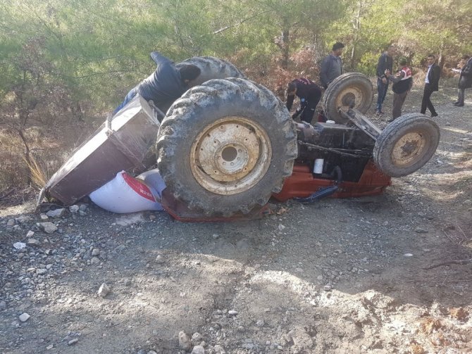 Gördes’te traktör kazası: 1 ölü