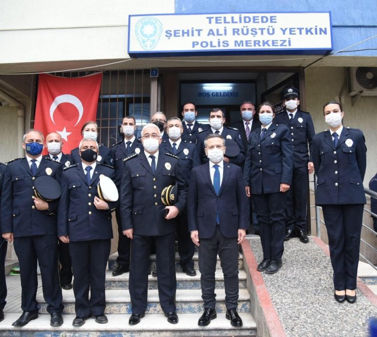 Vali Aksoy’dan Şehit Ali Rüştü Yetkin Polis Merkezi’ne ziyaret
