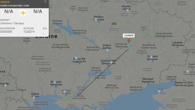 Donbass’ta keşif uçuşu