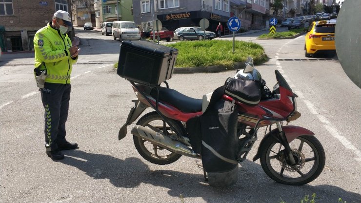 Samsun’da motosiklet devrildi: 1 yaralı
