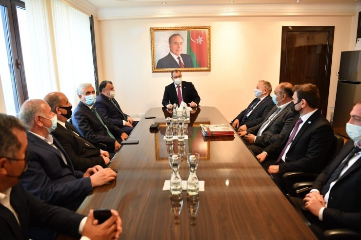 DATÜB heyeti Meclis Başkan Yardımcısı Aliyev’i ziyaret etti