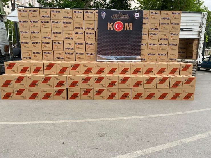 Gaziantep’te 10 günde 12 milyon 830 bin bandrolsüz makaron yakalandı