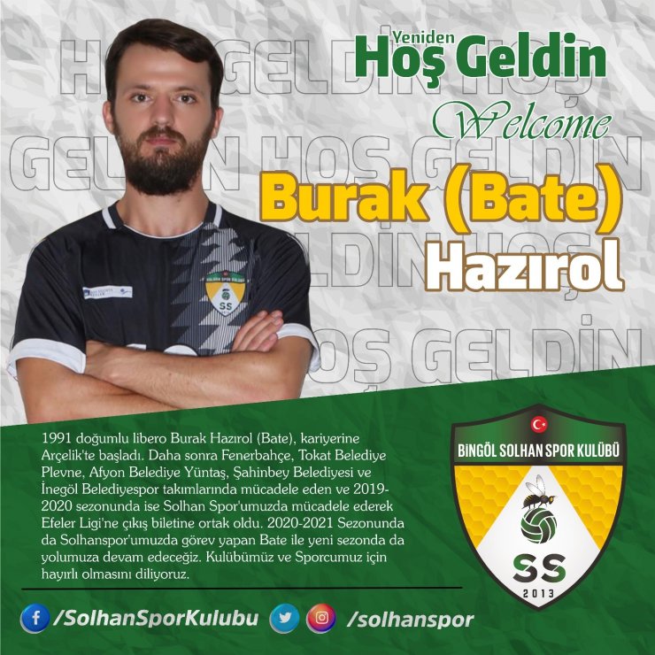 Efeler Ligi’nden Bingöl Solhanspor’a iki transfer