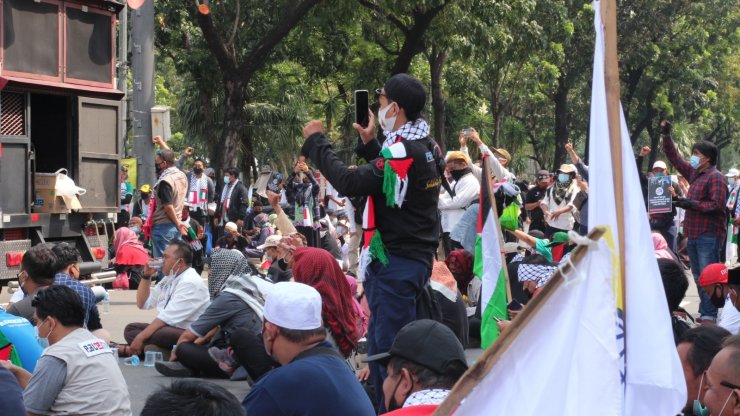Endonezya’dan Filistinlilere destek