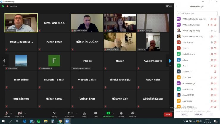 MMO Antalya’dan Üyelerine 8 ayda 30 Ücretsiz Webinar