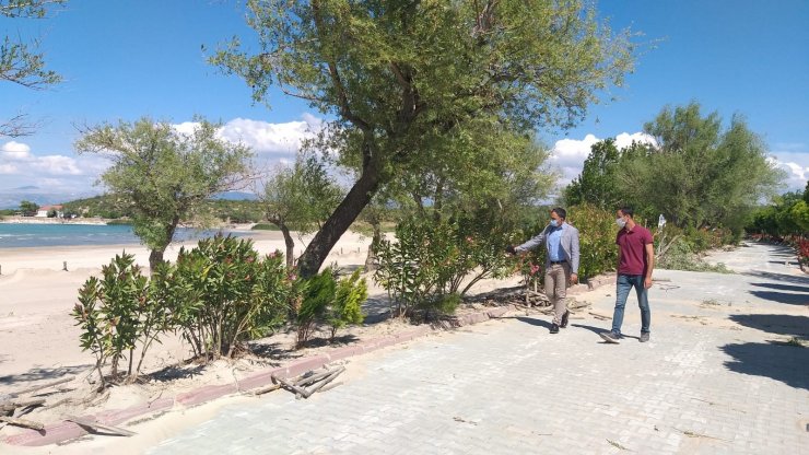 Eğirdir’de Bedre plajı yaz sezonu için kapılarını açıyor