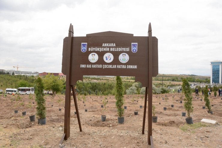 Ankara’da DMD kas hastaları için hatıra ormanı
