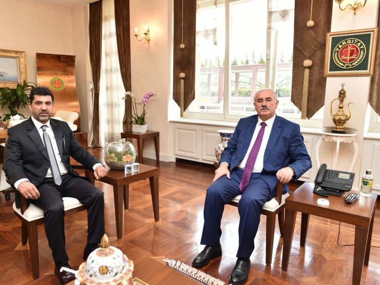 ADÜ Rektörü Aldemir, Yargıtay Birinci Başkanı Mehmet Akarca ile görüştü