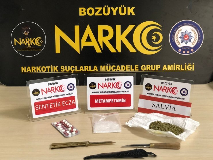 Bozüyük’te uyuşturucu operasyonu