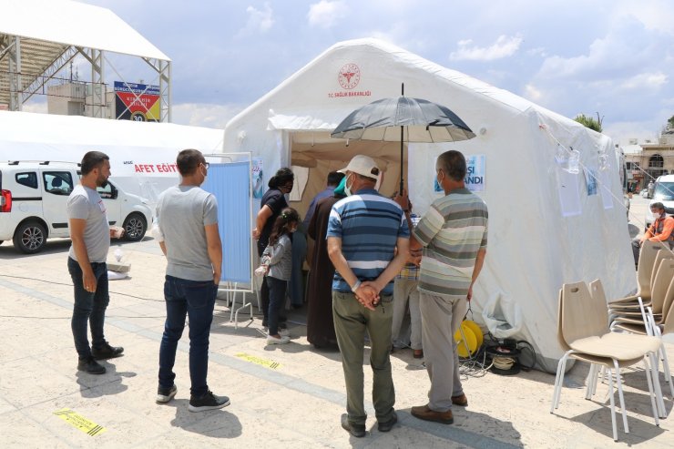 Kırşehir’de çadırda aşı seferberliği
