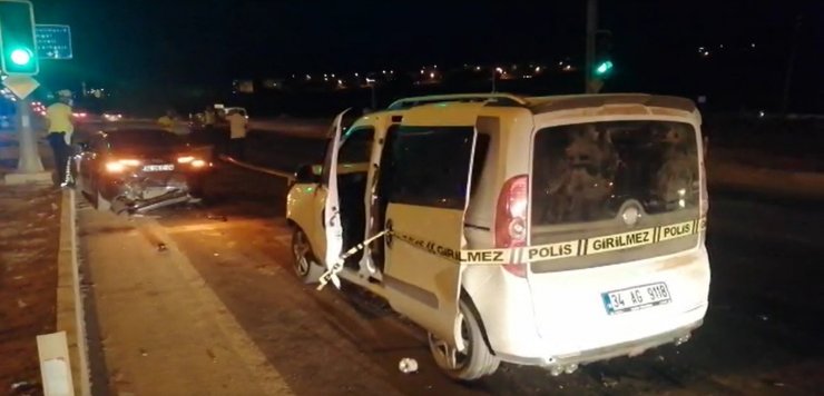 Elazığ’ da zincirleme trafik kazası : 3 yaralı