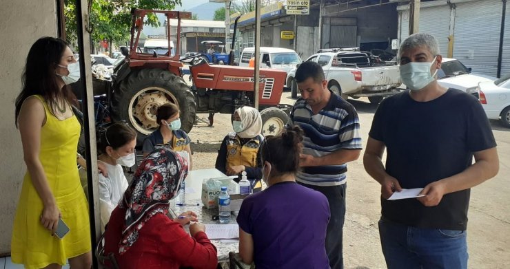 Osmaniye’de sanayi sitesinde ‘yerinde aşı’ uygulaması
