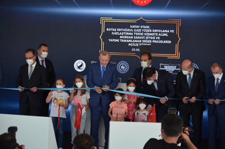 Erdoğan Hatay’da dev projeleri hizmete açtı
