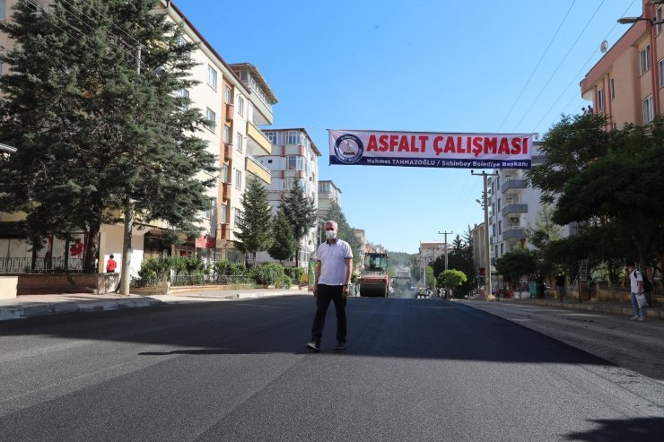 Şahinbey Belediyesi’nin asfalt çalışmaları aralıksız sürüyor