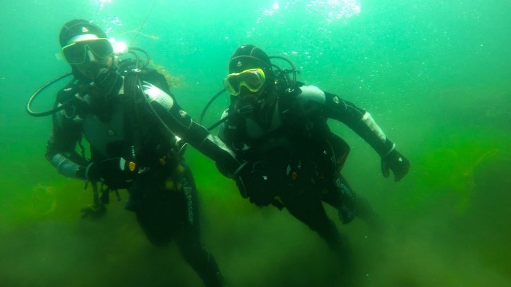 Kahramanmaraş’ta balık adamlardan dalgıçlık eğitimi