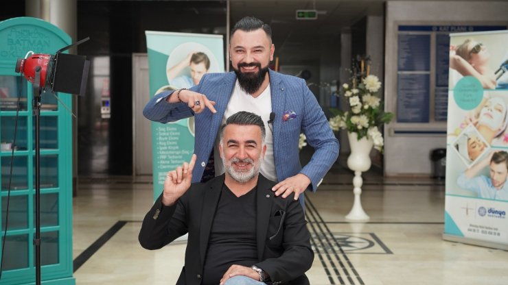 14 ay süren saç ekiminde, 5 bin greft ekildi