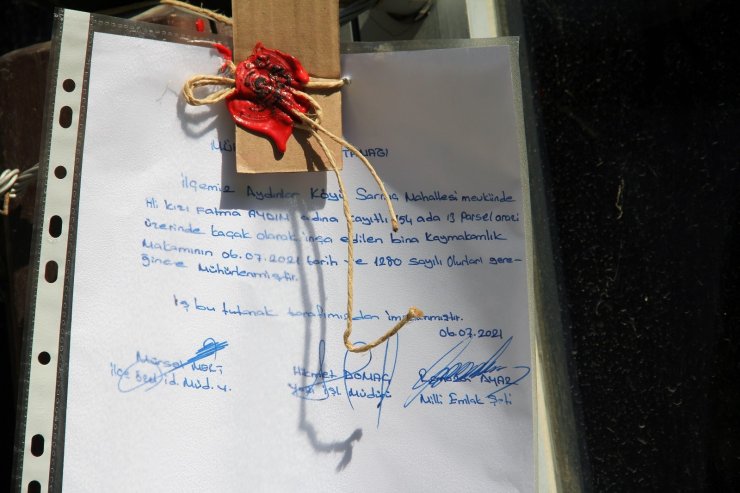 ‘Tosuncuk’ lakaplı Mehmet Aydın’ın Giresun’daki kaçak villası mühürlendi