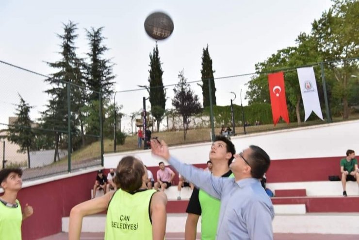 Çan’da Streetball Turnuvası başladı