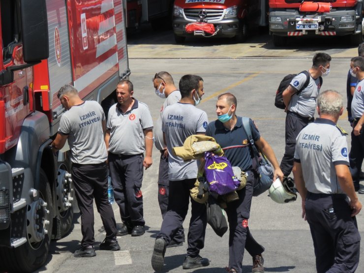İzmir’den Manavgat yangınına yardım eli: Müdahale için araçlar gönderildi
